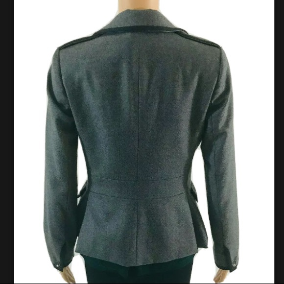 Gray Rag & Bone Work Blazer 100% Wool- Size 4 - Picture 3 of 13